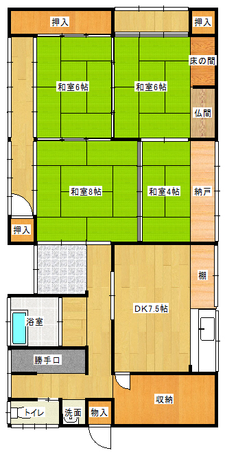 金岡貸家